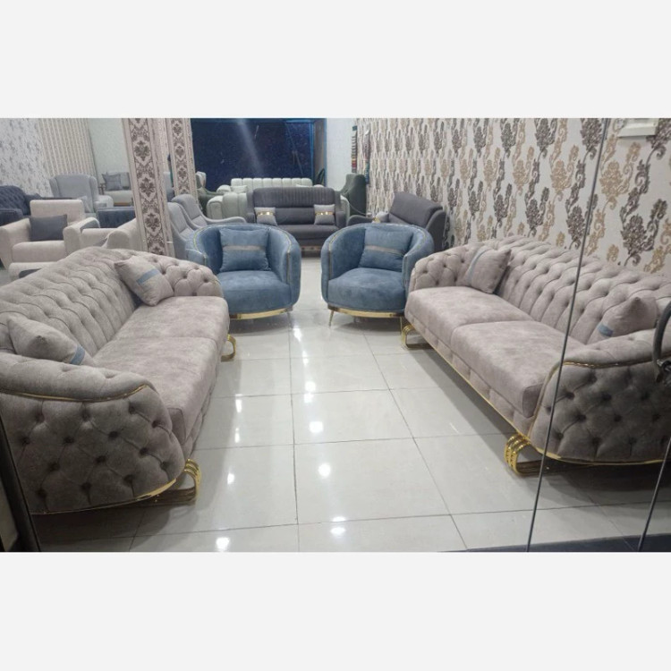 مبل چستر لاوین 8 نفره با پارچه دیاموند( پسکرایه )