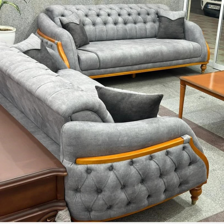کاناپه چستر 3 نفره تخت خواب شو مدل لیندو (پسکرایه)