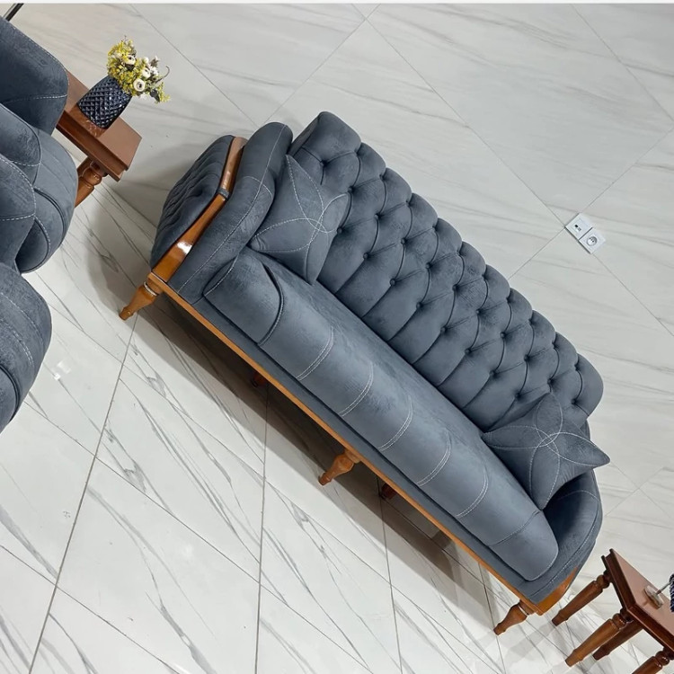 کاناپه چستر 3 نفره تخت خواب شو مدل لیندو (پسکرایه)