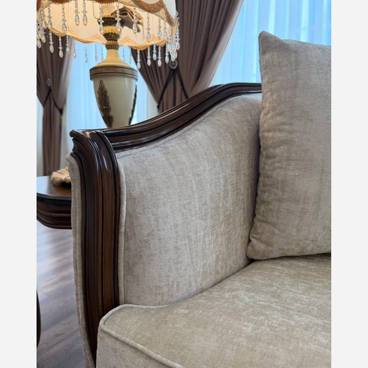 مبل کلاسیک ابزاری و چستر با چوب راش 8 نفره (پس کرایه)