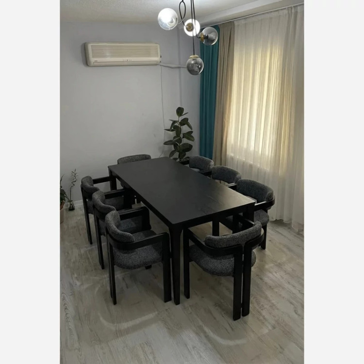 ناهارخوری 8 نفره مدل اچ (پسکرایه)