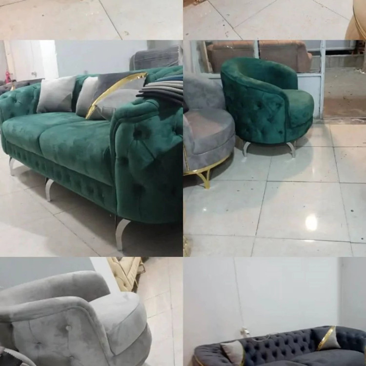 مبل چستر لاوین 8 نفره با پارچه دیامونداصلی (پسکرایه)