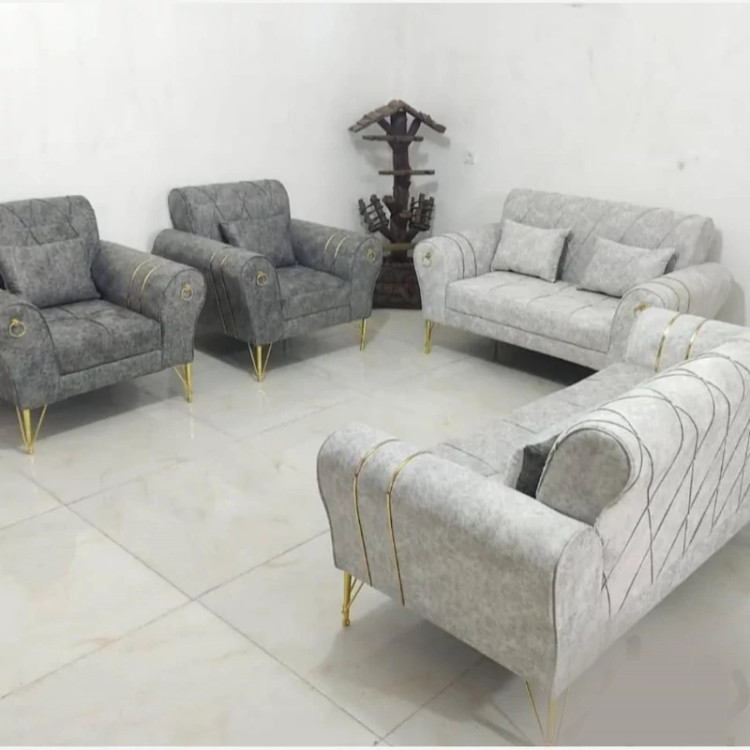 مبل اسکارلت 7 نفره پایه فلزی (پس کرایه)