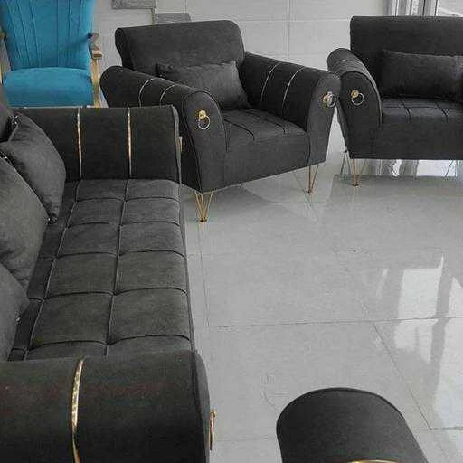 مبل اسکارلت 7 نفره پایه فلزی (پس کرایه)